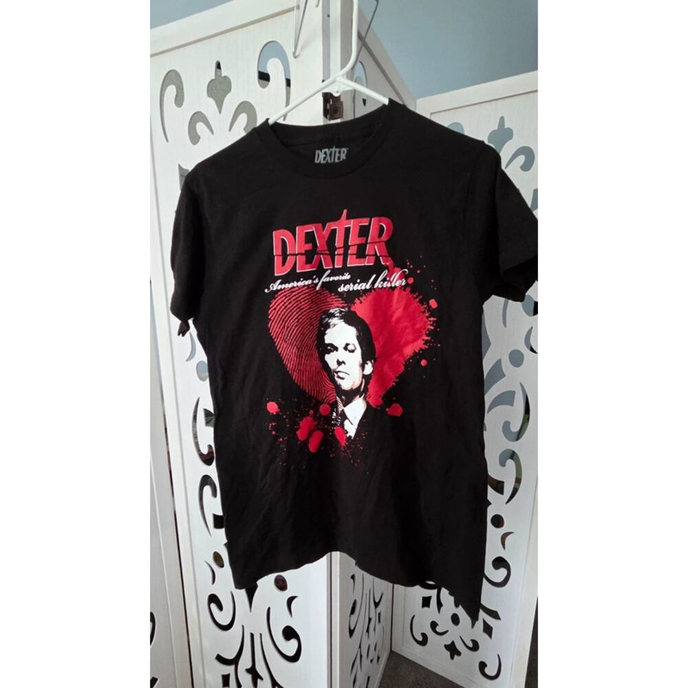 Dexter America's Favorite Serial Killer T-Shirt Black Small Showtime 2025 NWOT